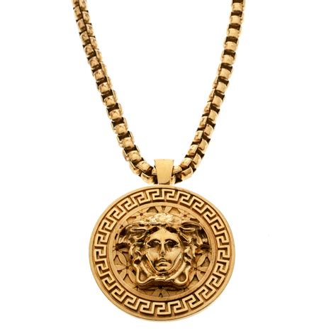 Versace Medusa Logo Necklace 